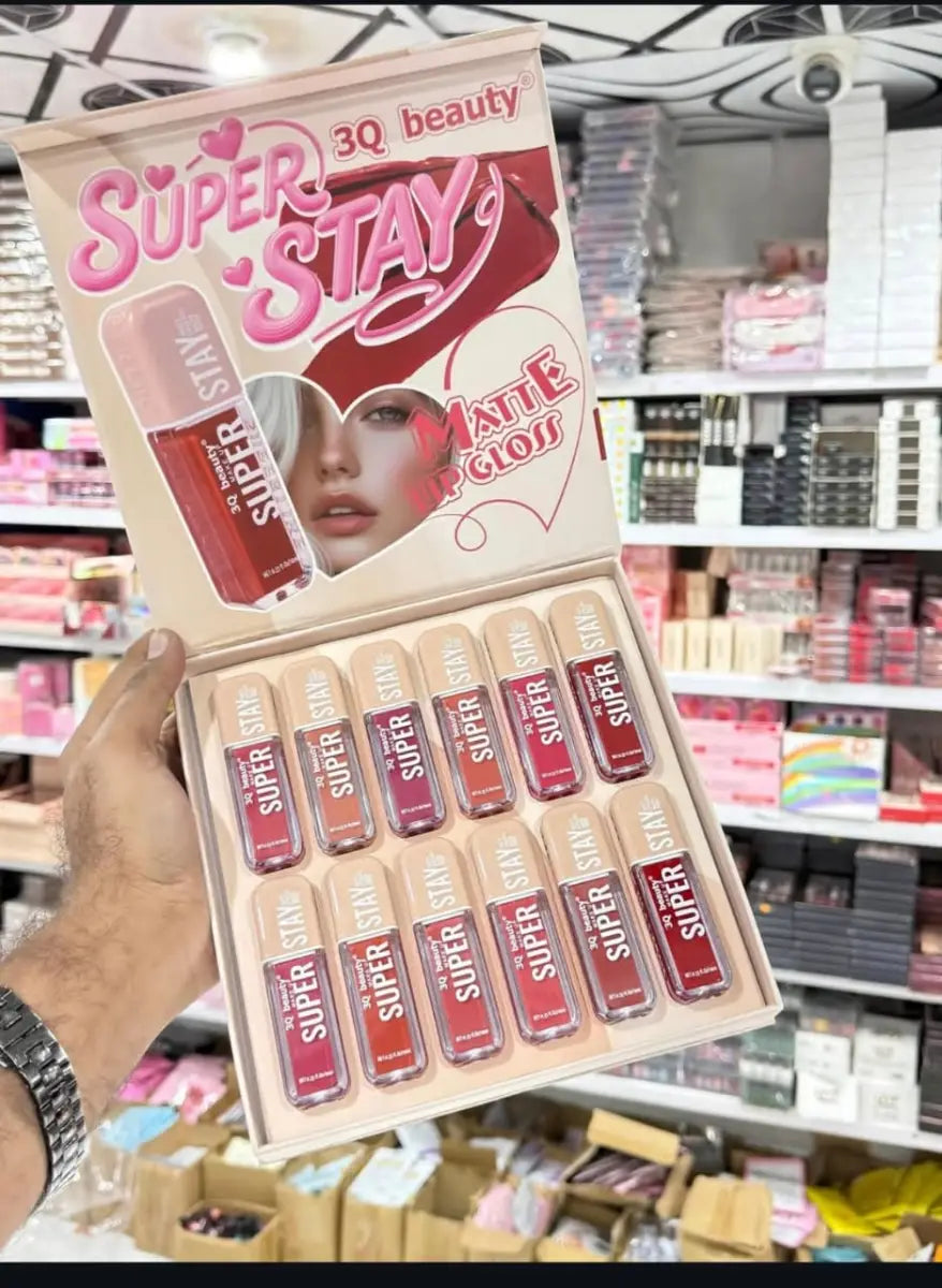 3Q Beauty Matte Moisturizing Lip Gloss – Pack of 12