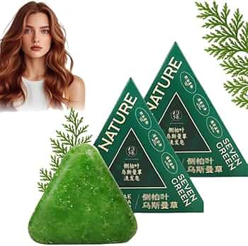 Nature Seven™ Green Shampoo Bar – Plant-Based & Nourishing