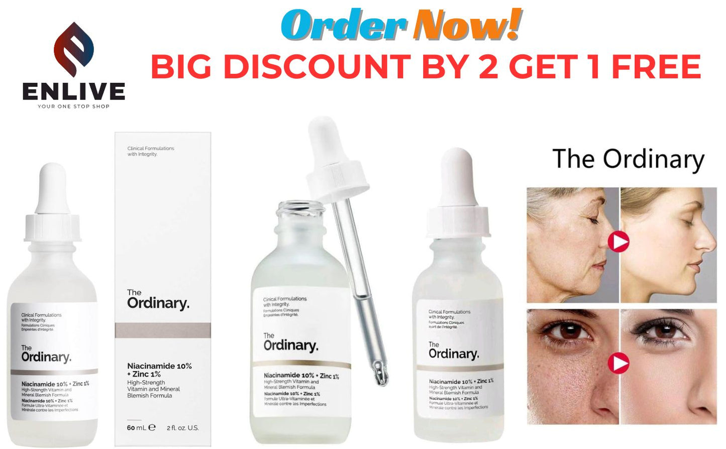 THE ORDINARY NIACINAMIDE 10%+ZINC 1%(Original Barcode scan)