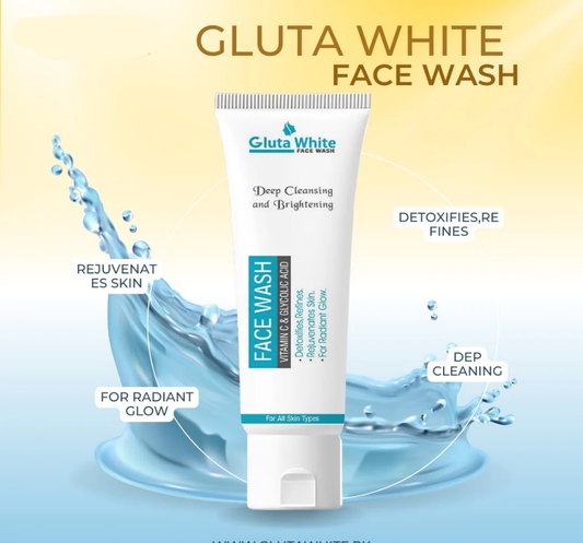 Gluta White Night Cream & Gluta White Face Wash