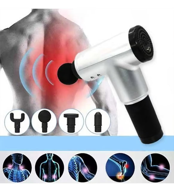 Mini Percussion Massager – Portable Deep Tissue Muscle Massager (6 Speeds, Rechargeable)