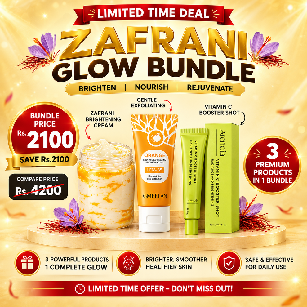 Zafrani Glow Bundle | 3-in-1 Skincare Deal