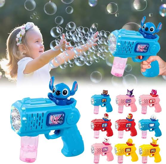 Electric Bubble Toy for Kids – 1000+ Bubbles per Minute | Automatic Bubble Machine with Lights