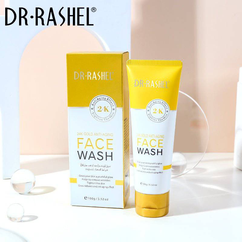 DR RASHEL Product New 24K Gold Anti-Aging Face Wash 100g - ENLIVE