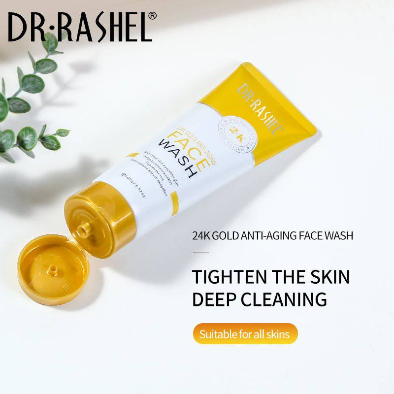 DR RASHEL Product New 24K Gold Anti-Aging Face Wash 100g - ENLIVE