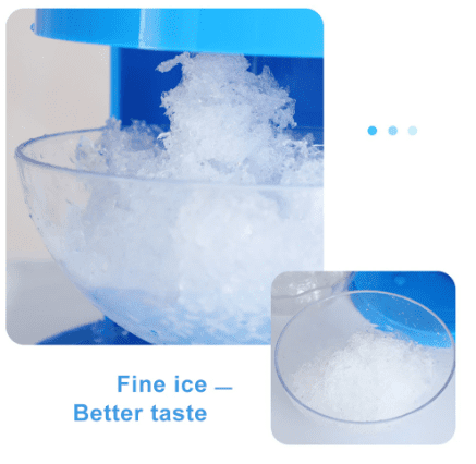 Ice Crusher DIY Drink Breaker Tabletop Snow Cone Maker Shaver Countertop Party Shredding Shaved Crushing Machine - ENLIVE