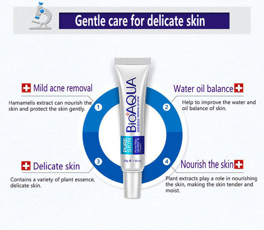 BIOAQUA Skin Care Acne Face Treatment 4 in 1 Acne Series (With Free Sheet Mask)