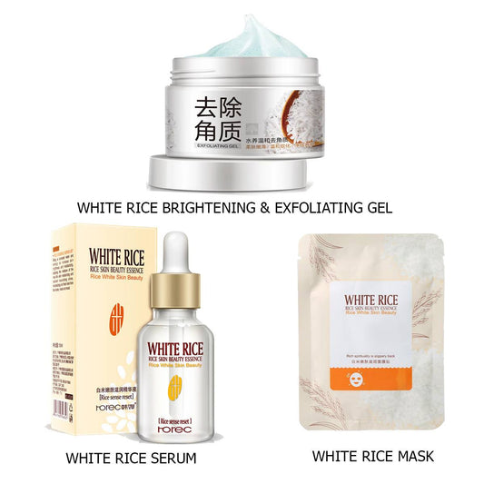 BIOAQUA White Rice Glowing Beauty Care Series- Pack Of 3
