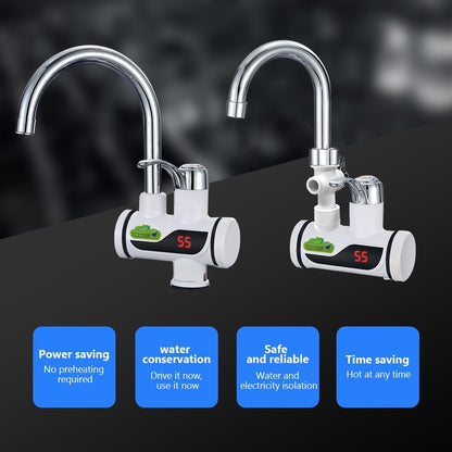 Instant Electric water heater Tap With LED Display Hot Water Hot Gayser Kitchen Batroom Multi Purpose Water Geyser