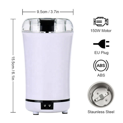 Mini Electric Coffee Grinder Powerful Cafe Grass Nuts Herbs Grains Pepper Tobacco Spice Flour Mill Coffee Beans Grinder Machine