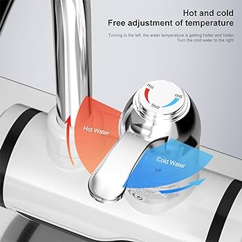 Instant Electric water heater Tap With LED Display Hot Water Hot Gayser Kitchen Batroom Multi Purpose Water Geyser