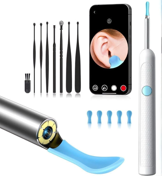 Ear wax cleaner tool kit with 1080P camera WIFI & LED Light Rechargeable portable Baby Children adults gift