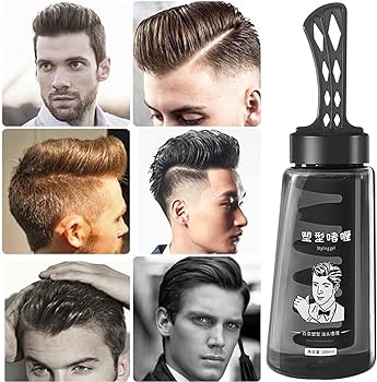 Hair Oil Head Gel, Hair Gel for Men, 2 in 1 Hair Wax Comb UK