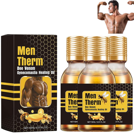 Men Therm Bee Venom Gynecomastia Heating Oil.