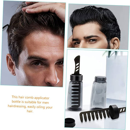 Hair Oil Head Gel, Hair Gel for Men, 2 in 1 Hair Wax Comb UK