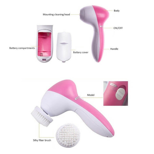 5 in 1 - Facial Electric Cleanser & Massager