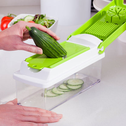 Speedy Chopper 12 Pieces Nicer Dicer Plus Fruit & Vegetable Slicer All in One Kitchen Gadget