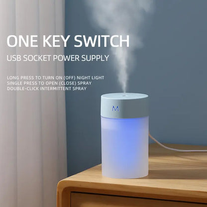 Mini Humidifier With Colorful Night Light USB Powered Humidifiers