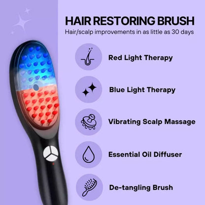 Nanofog Scalp Massage Comb Hair brush Stand