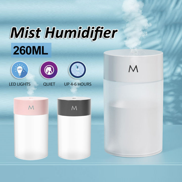 Mini Humidifier With Colorful Night Light USB Powered Humidifiers