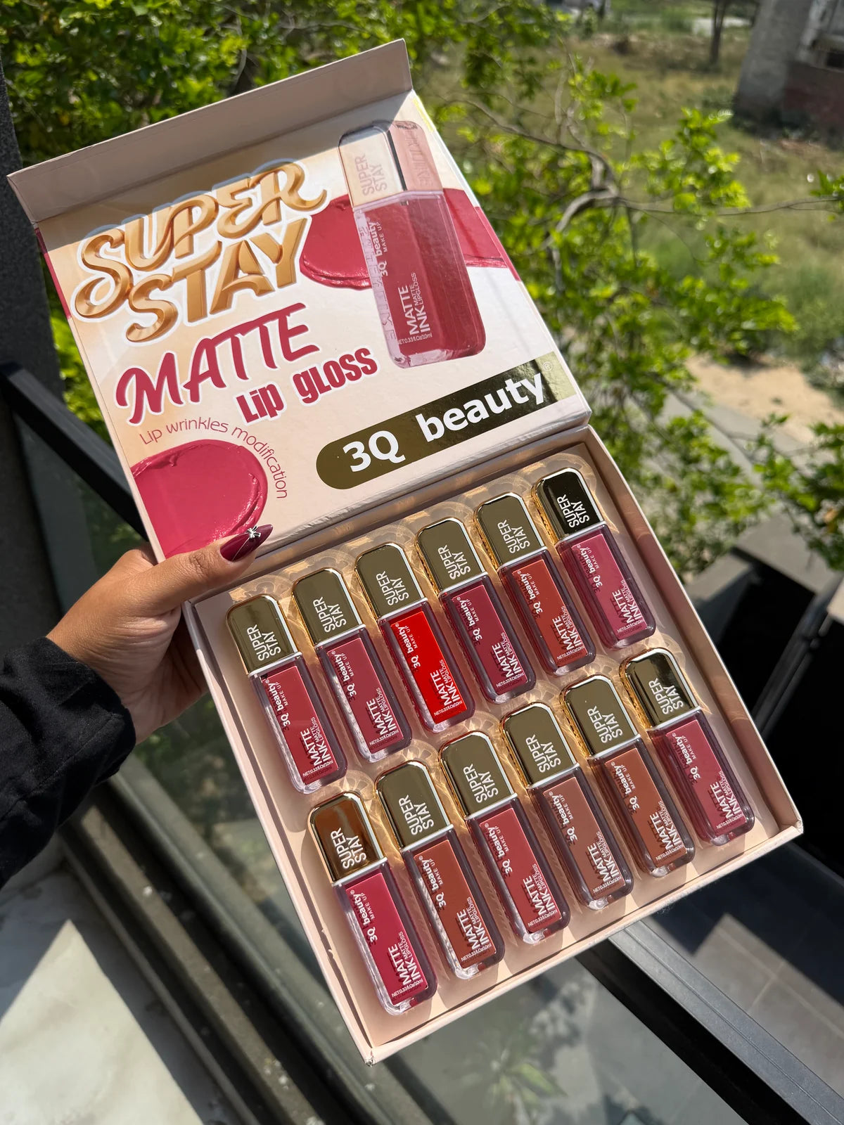 3Q Beauty Matte Moisturizing Lip Gloss – Pack of 12