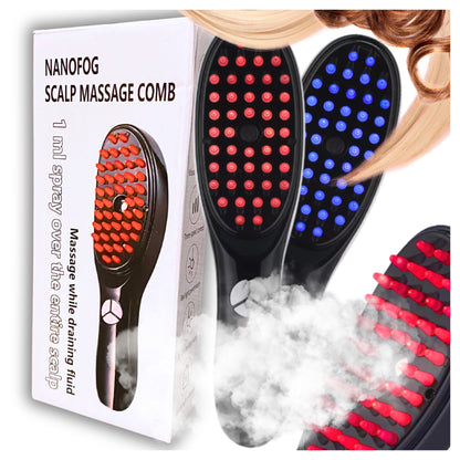 Nanofog Scalp Massage Comb Hair brush Stand