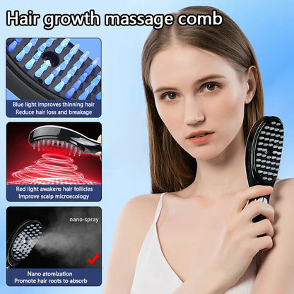 Nanofog Scalp Massage Comb Hair brush Stand