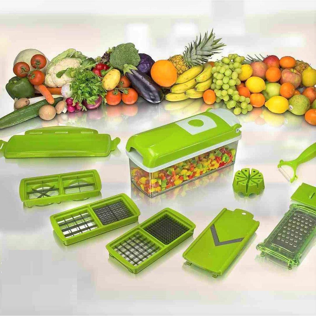 Speedy Chopper 12 Pieces Nicer Dicer Plus Fruit & Vegetable Slicer All in One Kitchen Gadget