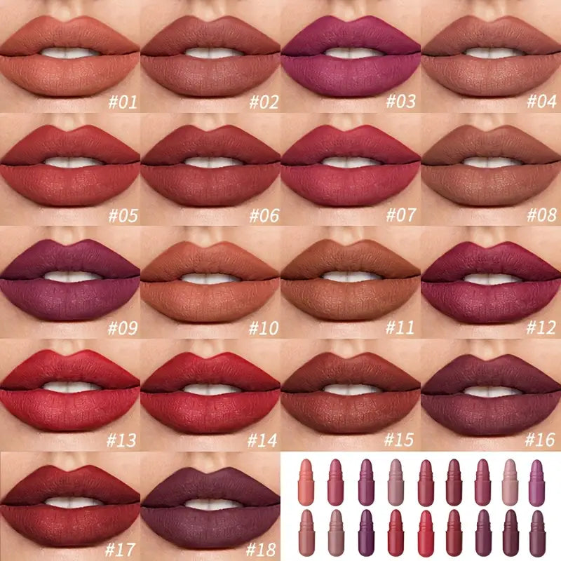 PACK OF 18 Capsule SHAPE FOR GIRLS & FOR WOMEN LIPSTICK