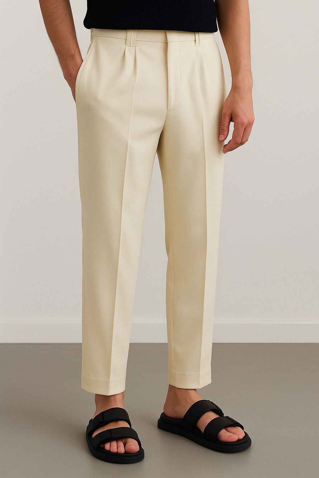 Premium Thrifted Cream Dress Pants