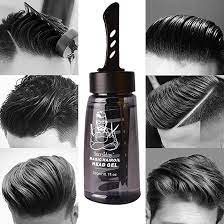 Hair Oil Head Gel, Hair Gel for Men, 2 in 1 Hair Wax Comb UK