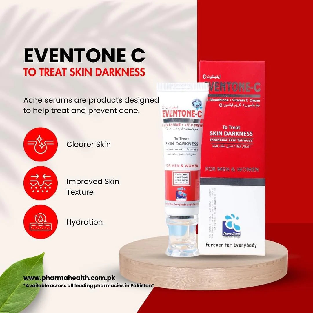 EVENTONE-C Skin Fairness Cream With Glutathione & Vitamin-C
