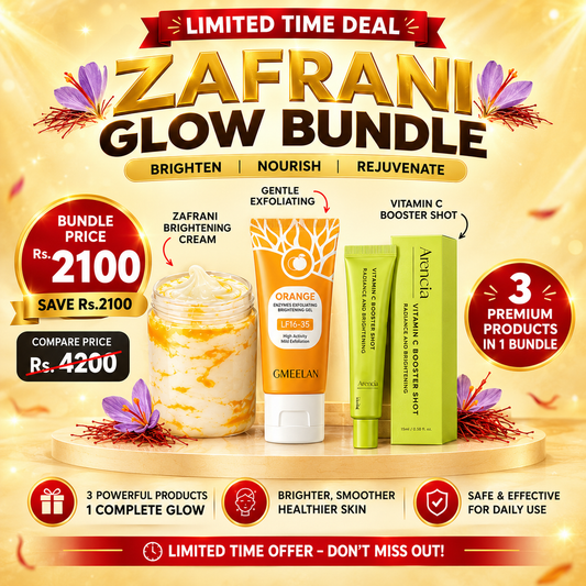 Zafrani Glow Bundle | 3-in-1 Skincare Deal
