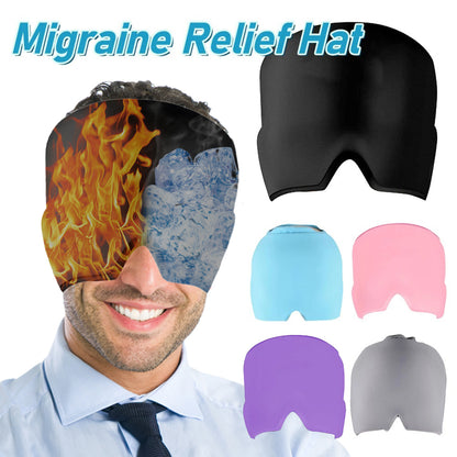 Gel Hot Cold Therapy Headache Migraine Relief Hat Head Massager Antistress Relax Massage Machine Health Care Ice Eye Mask