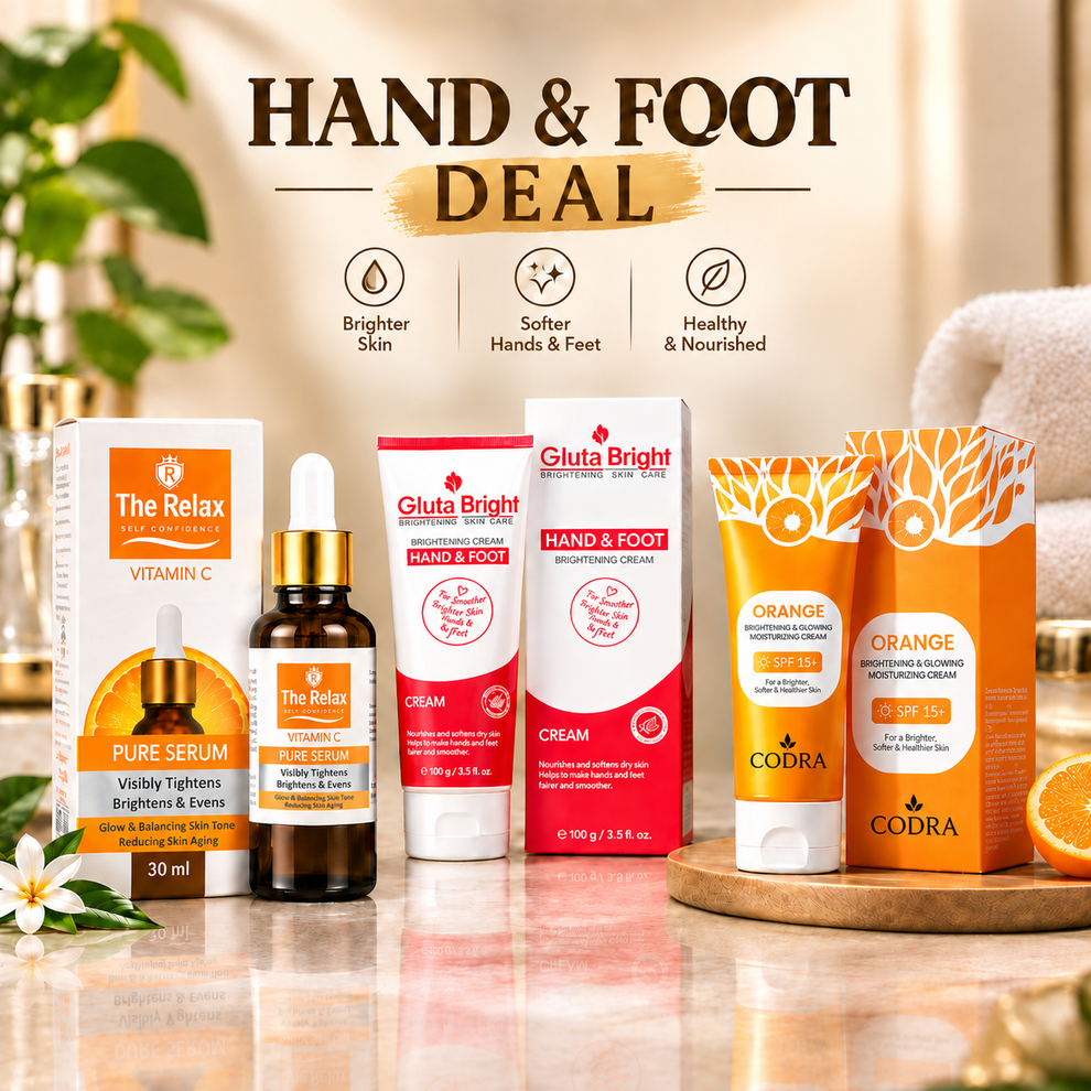 Hand & Foot Deal – Complete Skin Care Combo 3in1