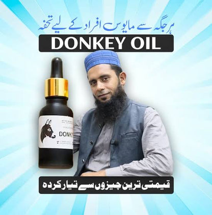 Donkey Oil Energy Booster Oil for Men Timing Size Increase Massage Oil