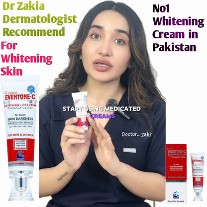 EVENTONE-C Skin Fairness Cream With Glutathione & Vitamin-C