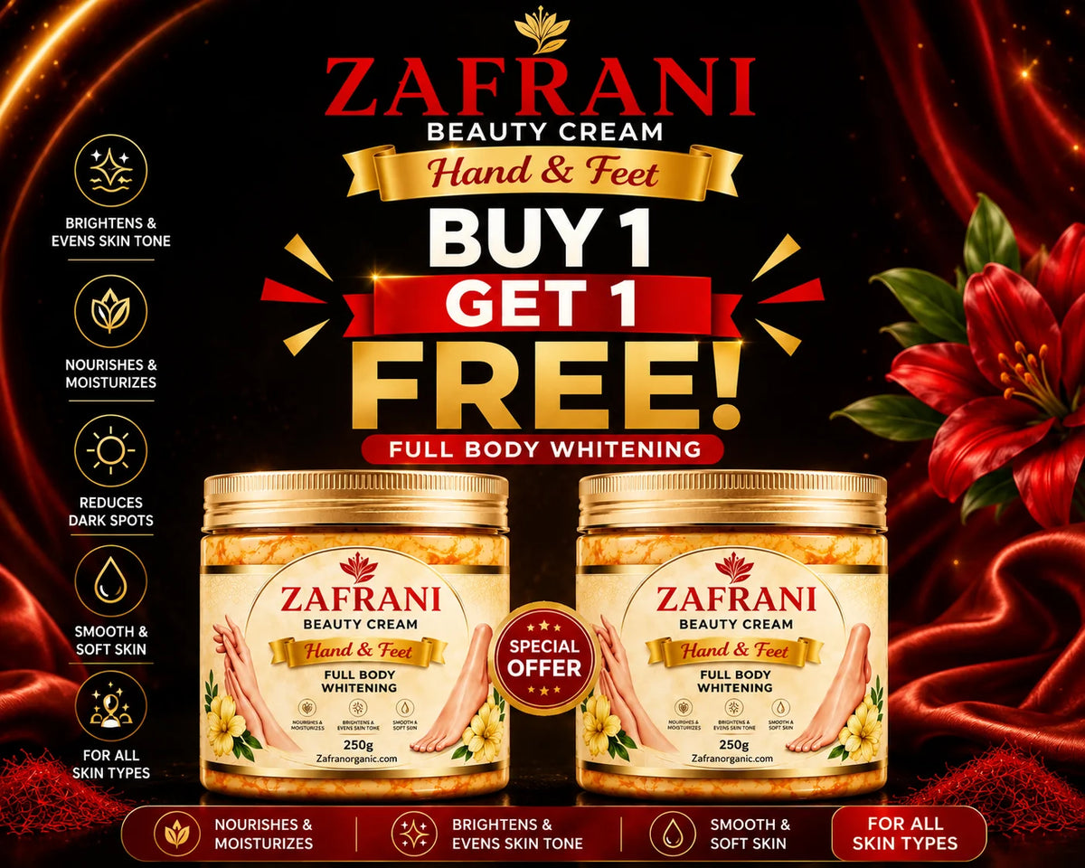 Buy 1 Get 1 Free Zafrani Glow Cream 100% Homemade Organic Whitening