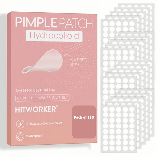 120pcs Hydrocolloid Stickers for & Blemishes - Invisible High Quality Pimple Patches