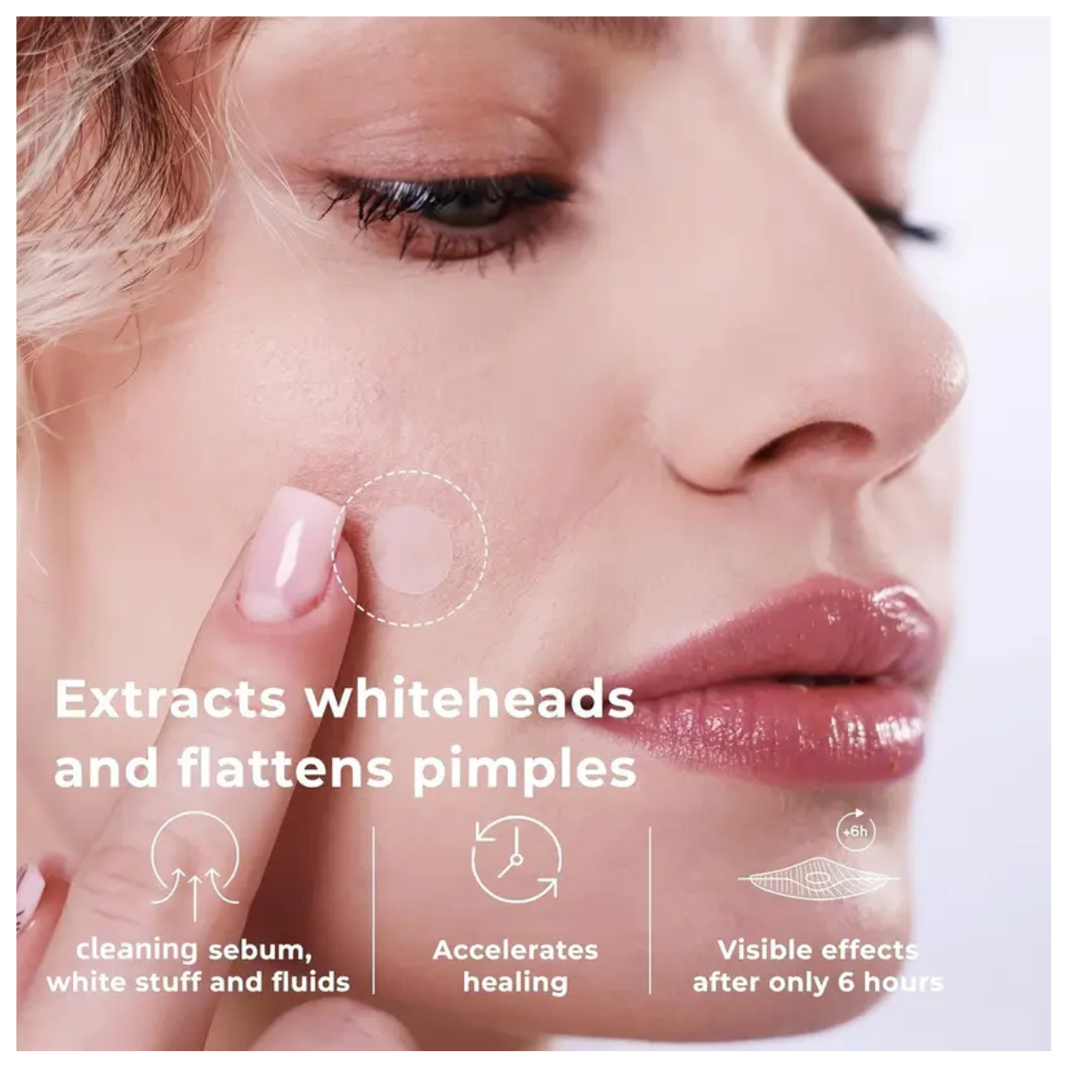 120pcs Hydrocolloid Stickers for & Blemishes - Invisible High Quality Pimple Patches