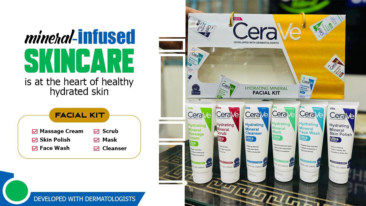 CeraVe Hydrating Mineral 6 in 1 Facial Kit