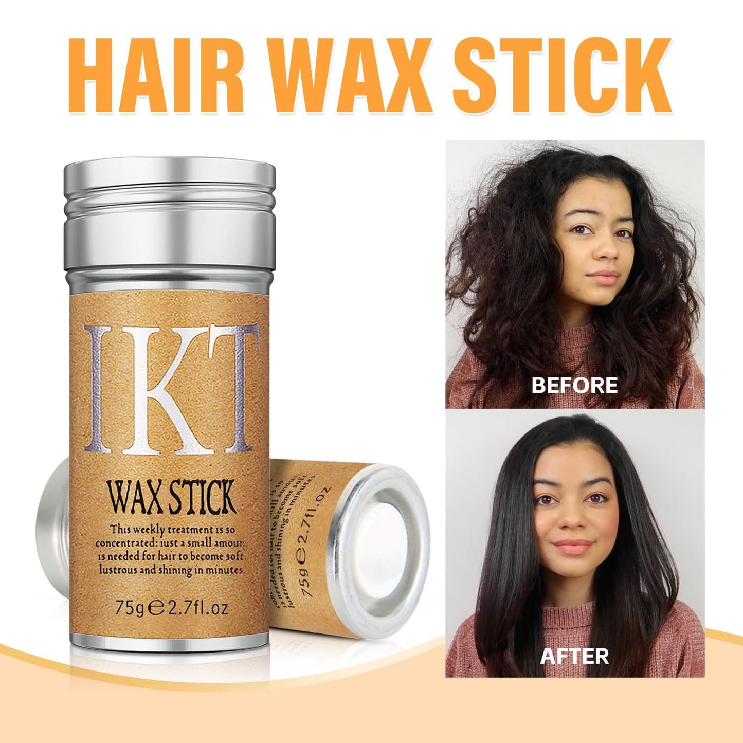 IKT Hair Wax Stick for Styling and Shine