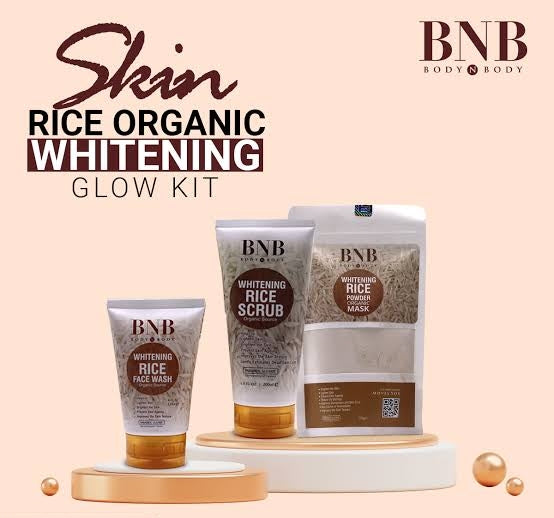 Original Rice Extract Bright & Glow Kit ( Rice Face Seurm