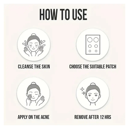 120pcs Hydrocolloid Stickers for & Blemishes - Invisible High Quality Pimple Patches