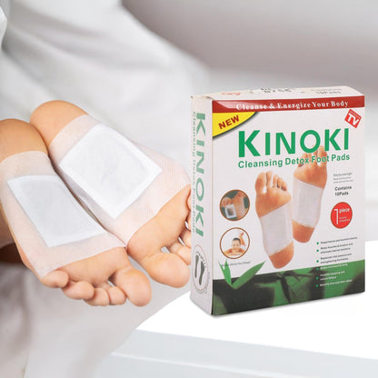 Buy 1 Get 1 Free Kinoki Cleansing Foot Pads – Overnight Foot Care Patches | 10 Pads