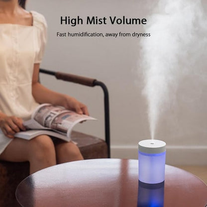 Mini Humidifier With Colorful Night Light USB Powered Humidifiers