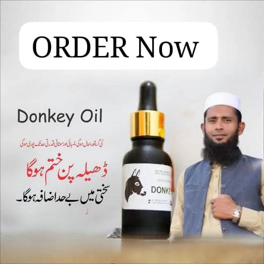 Donkey Oil Energy Booster Oil for Men Timing Size Increase Massage Oil