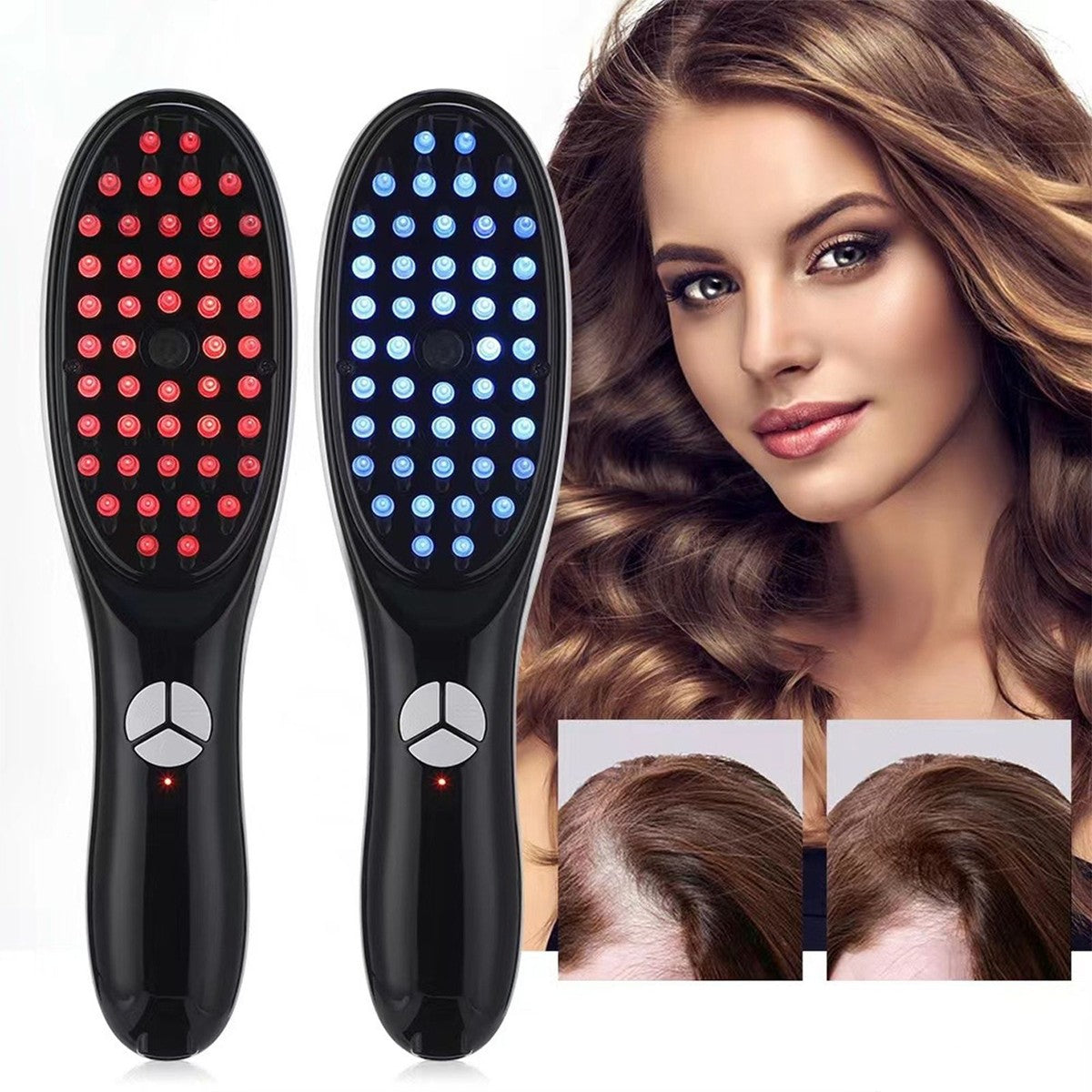 Nanofog Scalp Massage Comb Hair brush Stand