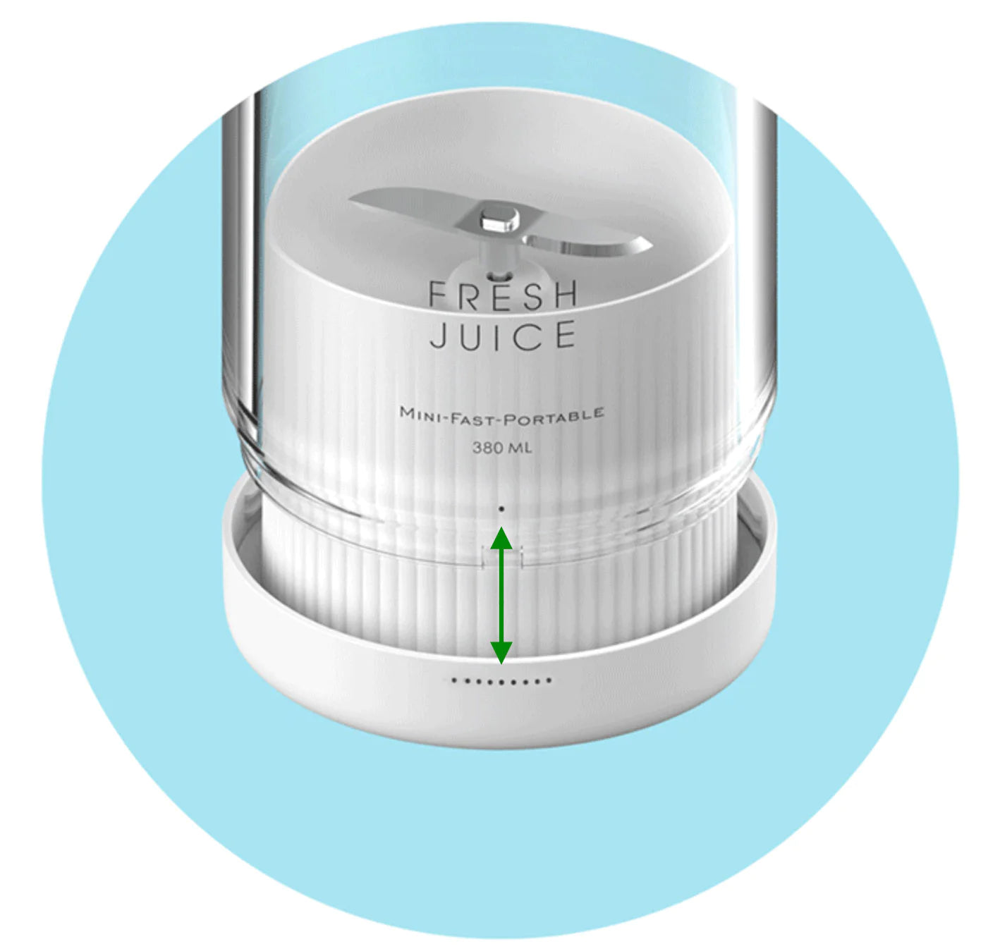 350ML Electric Juicer Bottle Portable Electric Bottle Blender Rechargeable Fresh Juice Blender Mixer Juice Maker Drinking Bottle - ENLIVE