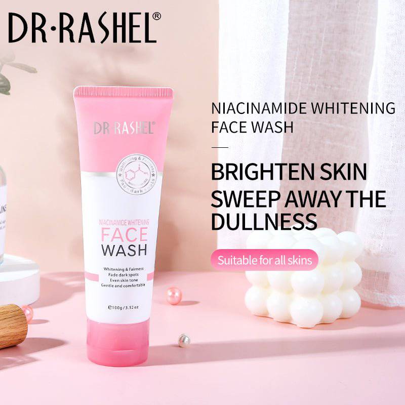 DR RASHEL Niacinamide Whitening Fade Dark Spots Face Wash 100g - ENLIVE